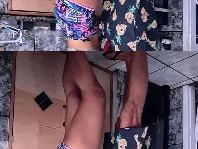 I ate the bum of the warm new maid that my wife hired!