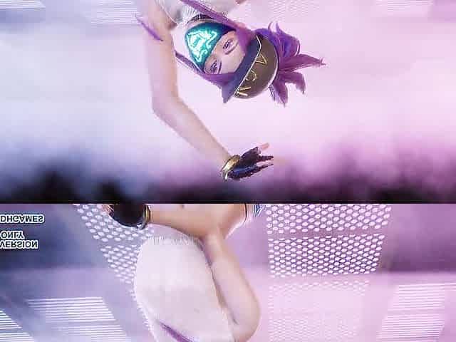 MMD Aespa - Armageddon - Akali Hot Kpop Dance League of Legends Manga Uncensored 4K 60FPS