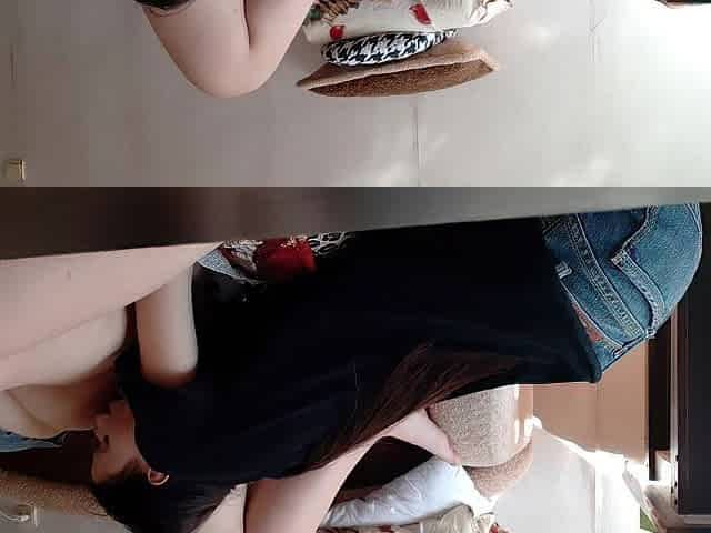 Tender lesbian sex