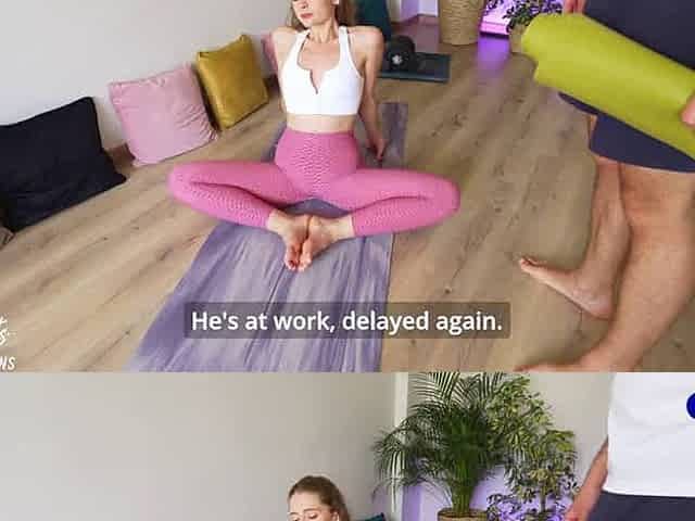 Caught cheating with Kate Kravets, super-fucking-hot wife and yoga coach, in the hottest hardcore porn!