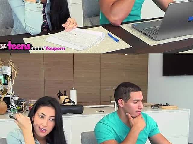 Mommys Screw Teens - Hawt shower three-some