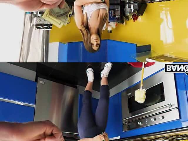 Convinces hot maid to take off her clothes for extra money