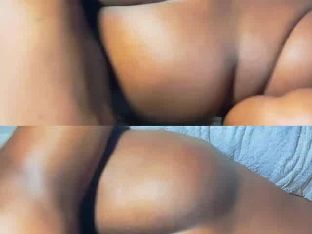 Afro Mommy got the hard rod in the back butt