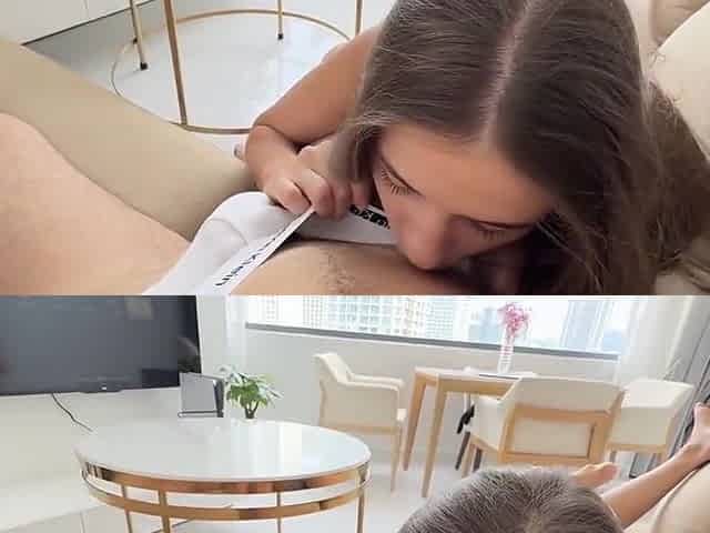 The Young Cutie Decided To Distract From The Prefix