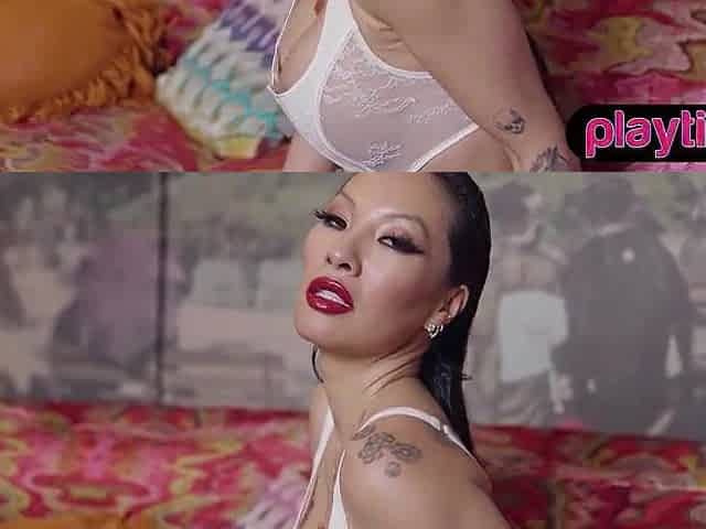 Large melons Oriental aged mother I'd like to fuck disrobes to flaunt irresistible figure