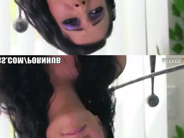 Concupiscent blond pornstar Tasha Reign is double teamed and double penetration'd