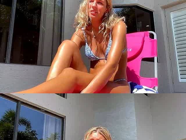 Blonde teen Sierras first erotic masturbation video