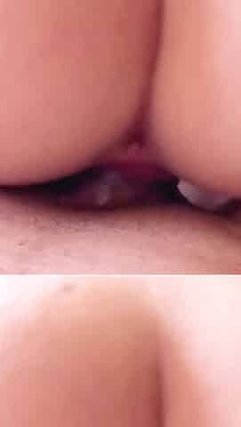 Reverse Cowgirl Pussy Fuck & Creampie