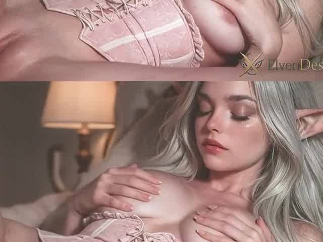 A curvy elven beauty asked me to bring a ally and bang her hard with our large ebony dicks!! [AI]