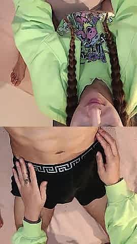Angelica Gives Superlatively good Oral sex and Gets All Messy