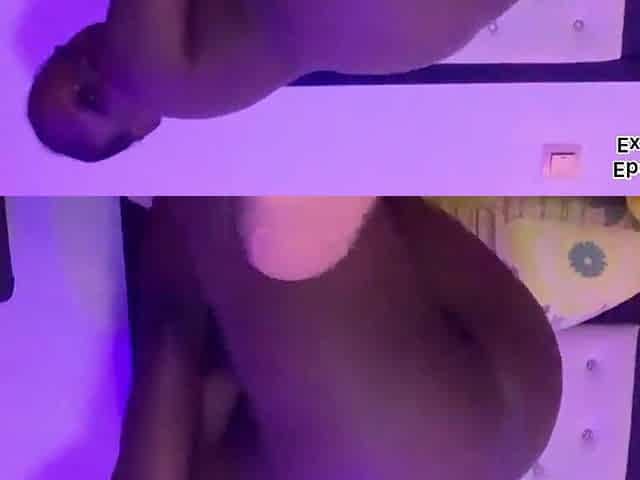 Homemade movie scene with black royal