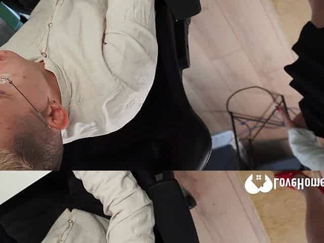Role playing my boss while I sucking dick