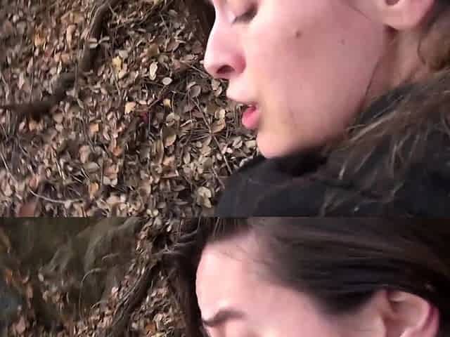 James Deen Fucked Me In The Woods - RISKY OUTDOOR QUICKIE -