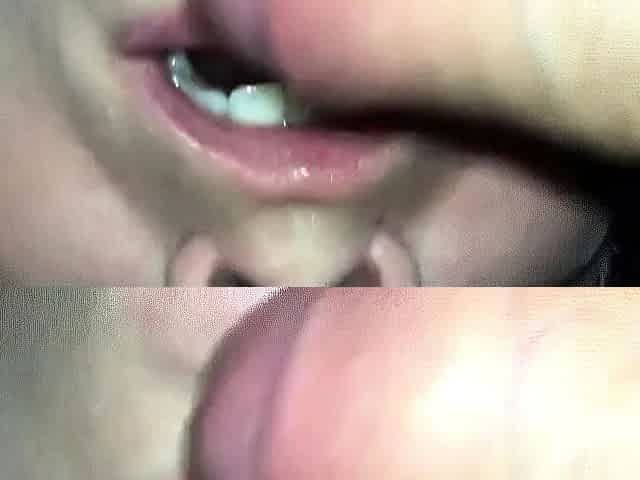 Blowjob cumshot whore gargles pov bukkake fetish cum