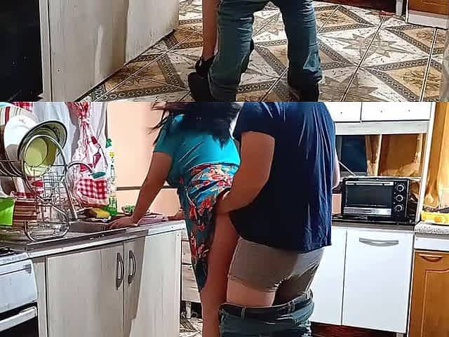 Real Homemade Sex in the Kitchen