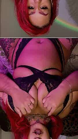 BREASTY THICC mother I'd like to fuck DISROBE TEASES AND RIDES U