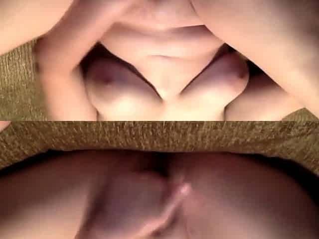 DP masturbation with huge toys (busty amateur)