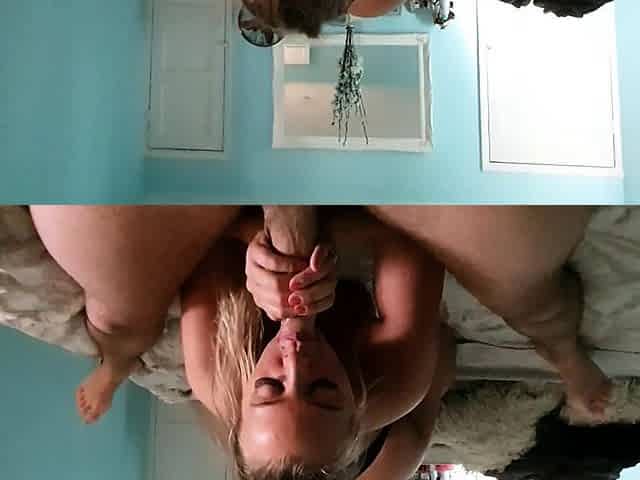 Homemade amateur blonde blowjob