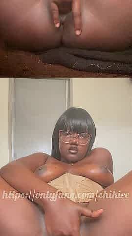 ONLYFANS @shikiee FULL VIDCREAMPIE BLACK EBONY BEAUTY