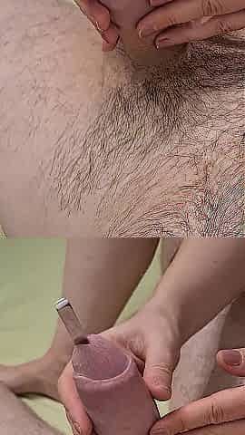 Lewd preggo mother I'd like to fuck tortures spouse with unfathomable and intensive urethral games
