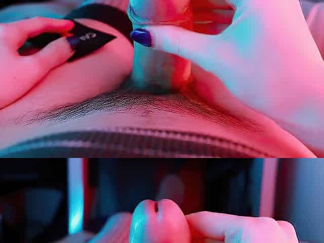 Closeup Cock rubber Cum