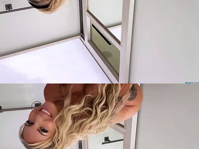 Public Changeroom TRY ON Lululemon Hot Blonde Big Tits
