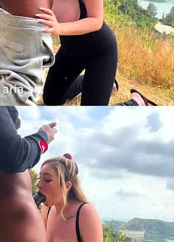 Aria Six Outdoor BBC Sex Tape