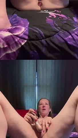Home Alone MILF Masturbates to Orgasm