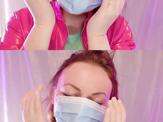 Surgical Gloves, Face Massage and Oil. ASMR episode