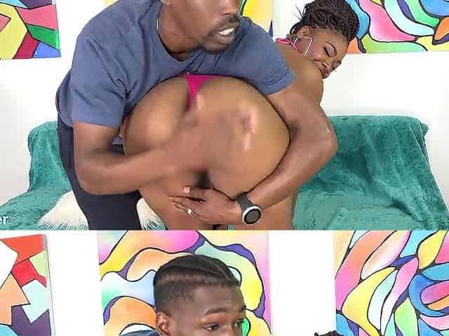 Ebony Sweetheart Layy Layy Takes a BBC SB3493