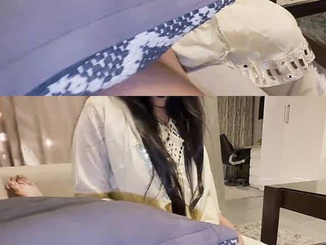 Curvy Buxom Desi Babe Catches Her Step-bro Wanking. She Pleases Him With HJ, BJ & Sex To Help Him Cum