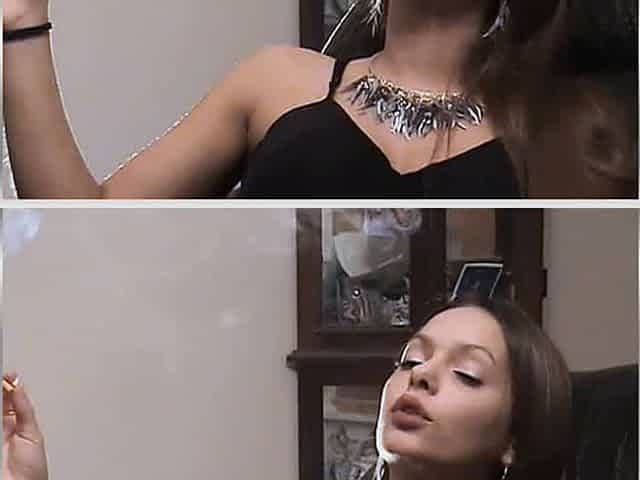 Lynn Smoking Fetish AI upscaled