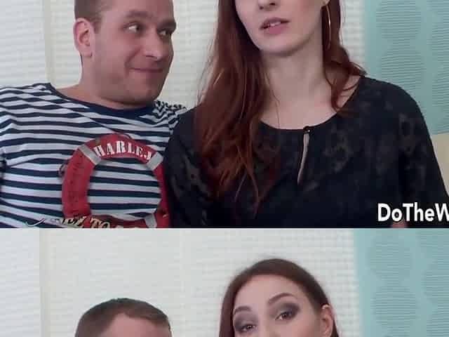 Wife In Sexy Stockings Shows Cuck Her Cum Filled Mouth - Irina Pavlova