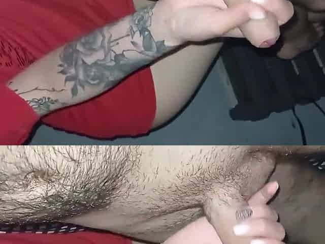stroking a random chap's penis in a roadside motel room