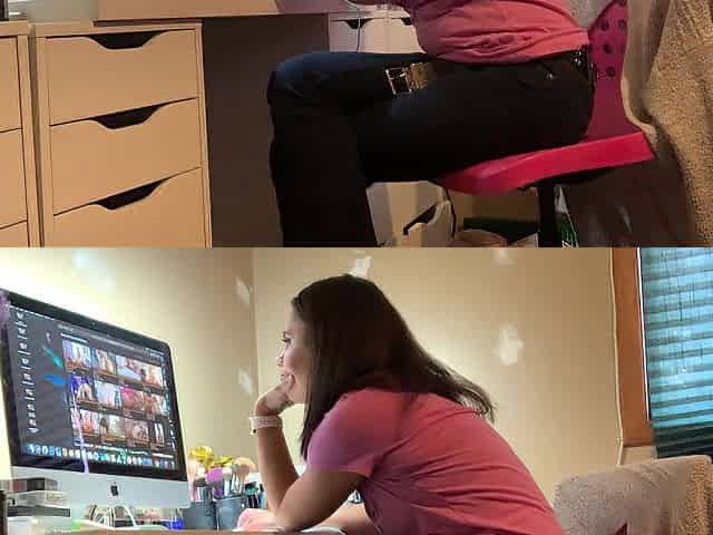 Disappointed Slut Playing With Her Cunt Watching Porn