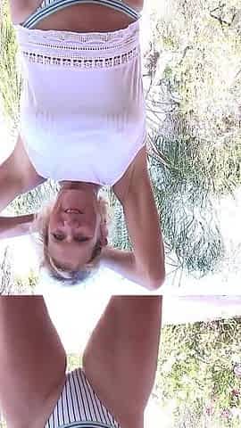 Auntjudys - Busty Mature MILF Mrs. Molly Masturbates for You by the Pool