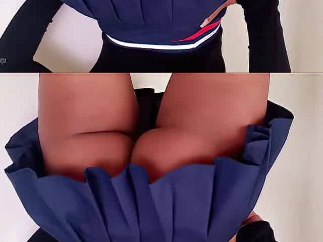 Upskirt Booty Worship JOI Black Female-dominant