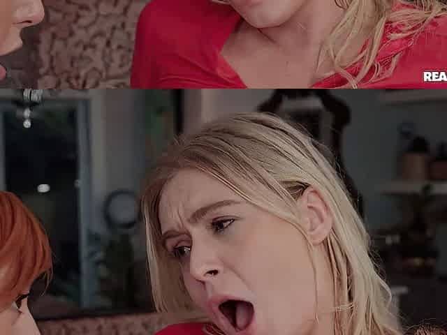 Redhead Milf Squirts Over Lesbian Teen 18+ Face
