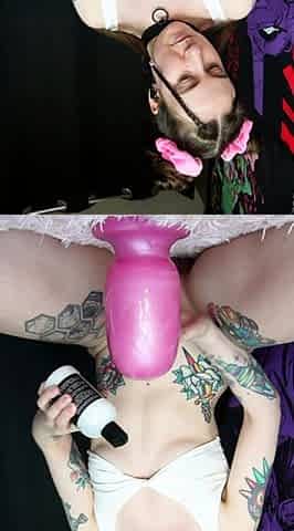 Webcam fun mature brunette with toys cum on cam