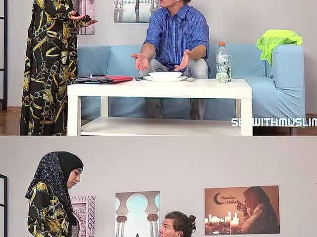 Hawt Muslim honey widens her legs instead of cooking lunch