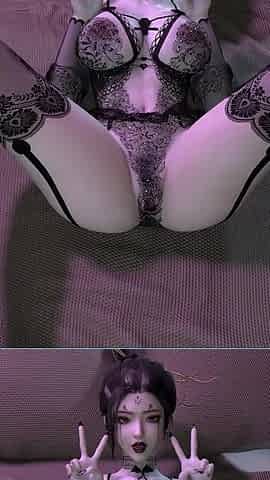 3D Cute Cosplay Babe Wearing Sexy Lingerie Got Fucked