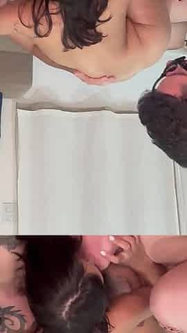Real Couple Swap Happens on the Sofa at Home Without a Condom Part 2