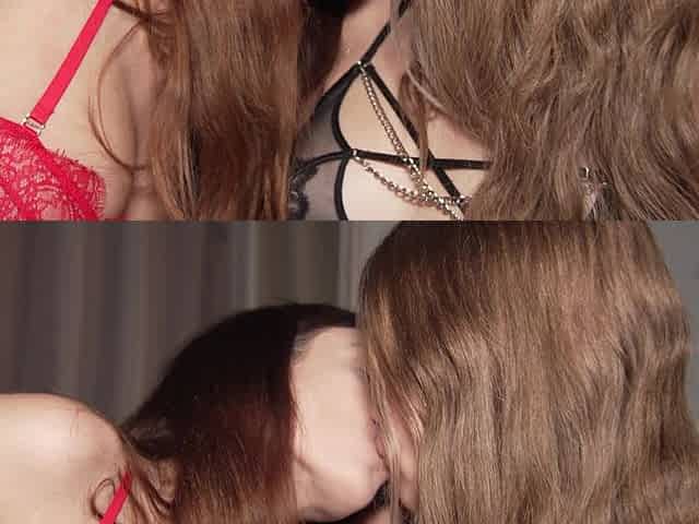 The Two Best Sluts Cater to a Simple Guy with a Big One. Threesome XXX