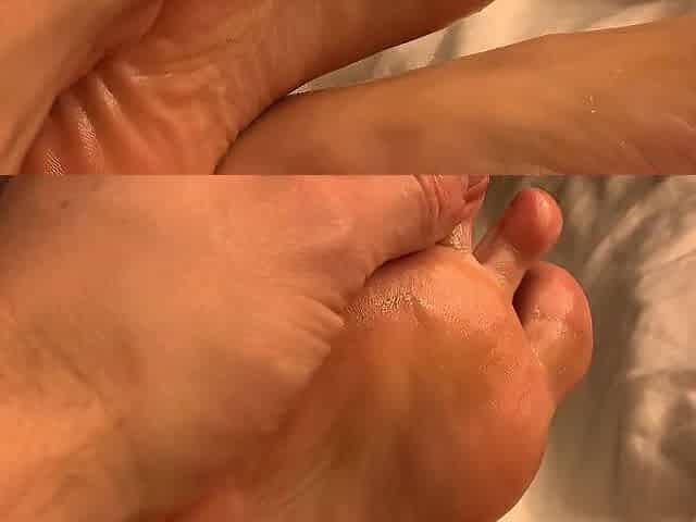 I gave my wife a foot massage...I ended up banging her feet!
