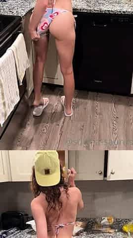 Mature brunette amateur giving a great POV blowjob