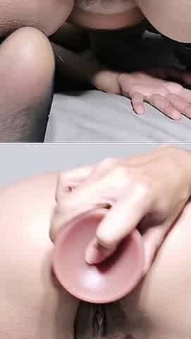 So Sexy Ass to Mouth After Dildo Anal Fucking