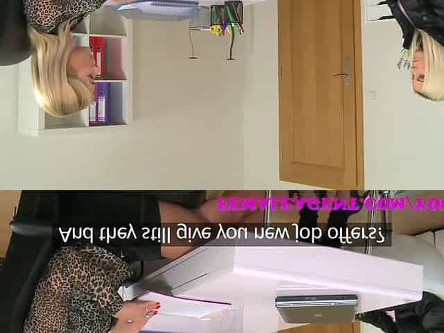 FemaleAgent Beautiful blonde fucked hard with a strap on