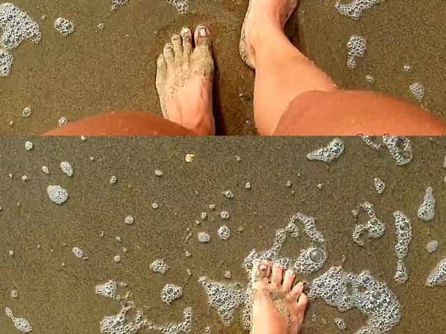 Maitresse Madelines solo foot fetish POV
