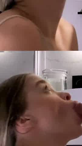 How I Blowjob a Big Dick to My Boyfriend and Swallowing Cum Female POV