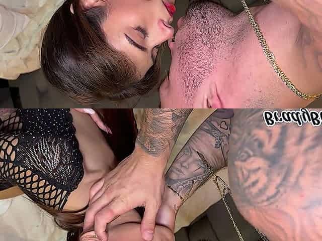 Mells Blanco's wench likes DP, small with a constricted twat- BradyBud